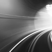 Light at the end of the tunnel - no longer the train!