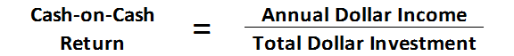 Cash-on-cash return