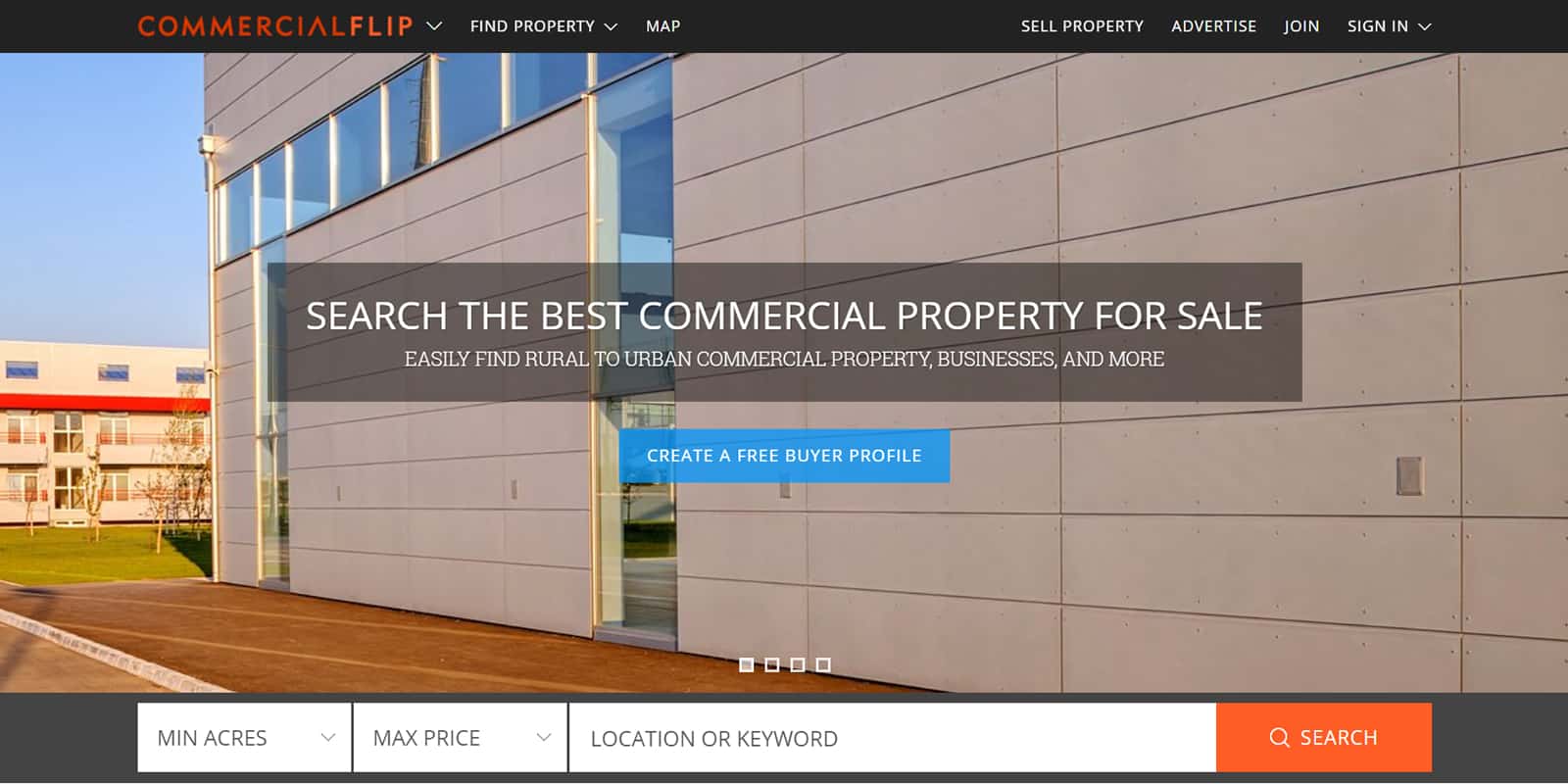 LANDFLIP Launches Specialized Website COMMERCIALFLIP, An Industry First